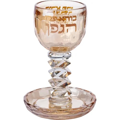 206 גביע קריסטל מהודר 16 ס"מ תכולה 100 מ"ל